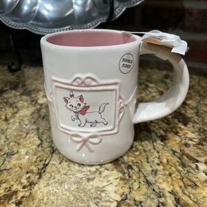 Rae Dunn Disney Marie Aristocats 3d jumbo handle 19.5 ounce mug - Brand new!